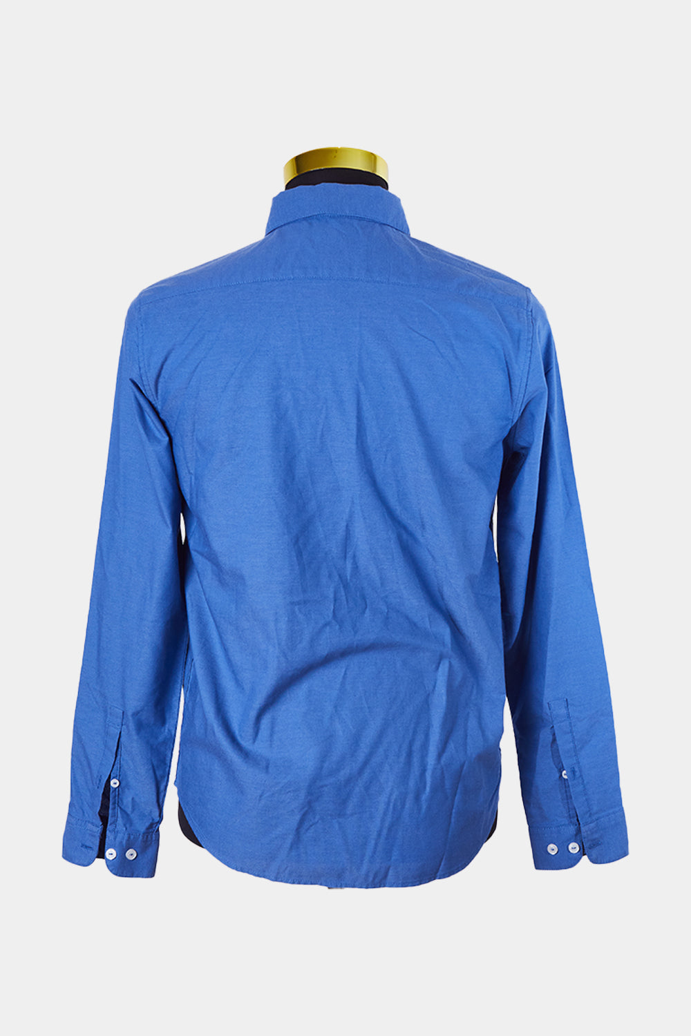 RVCA Blue Longsleeve Slim Fit Button Down Shirt