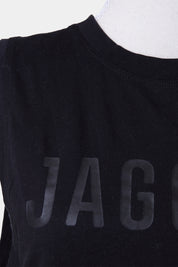 JAGGAD Black Logo Print Sleeveless Tank