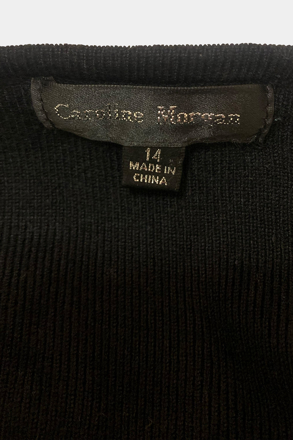 Caroline Morgan Black Sweater