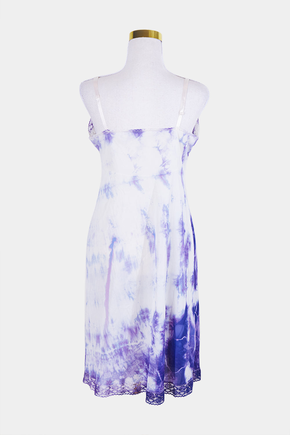 Vanity Fair Purple Tie Dye Slip Dress