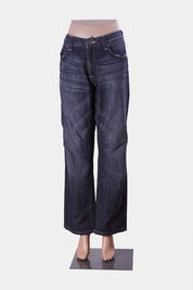 GUESS Black Distressed Relaxed Fit Jeans