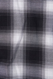 G Star Raw Black and White Plaid Button Down Shirt