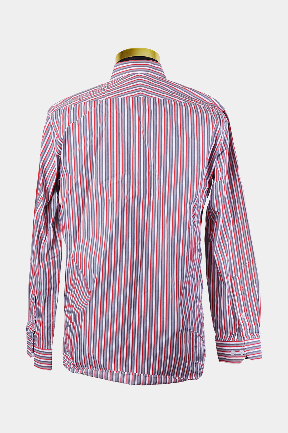 BROOKSFIELD Red,Pink,Grey Stripe Button Down Shirt
