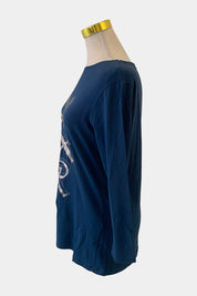 ZARA Navy Blue Top