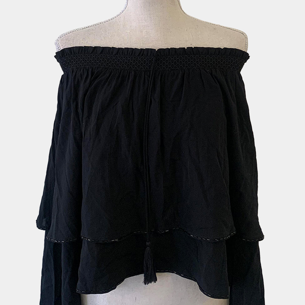 FLANNEL Black Top