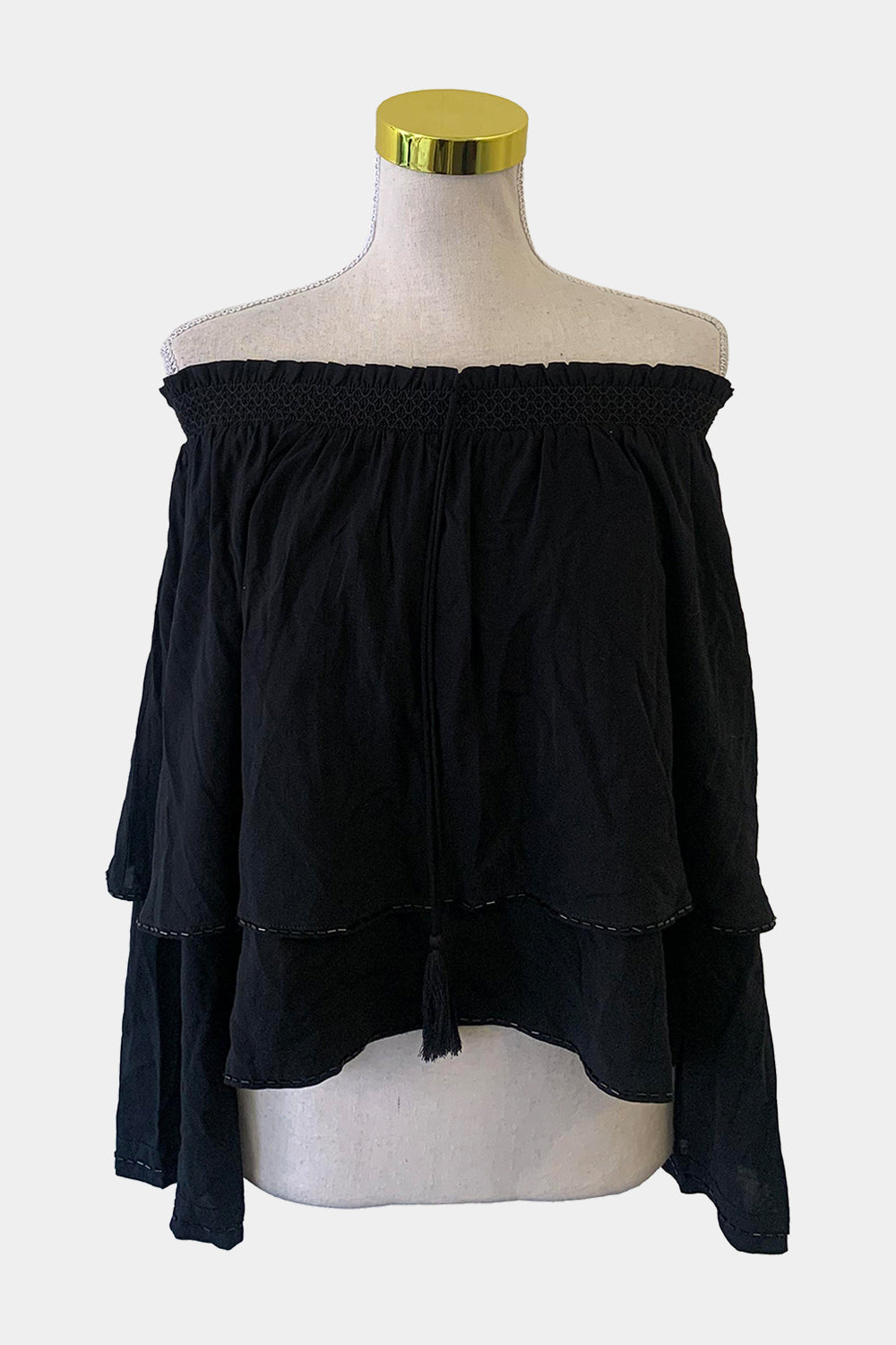 FLANNEL Black Top