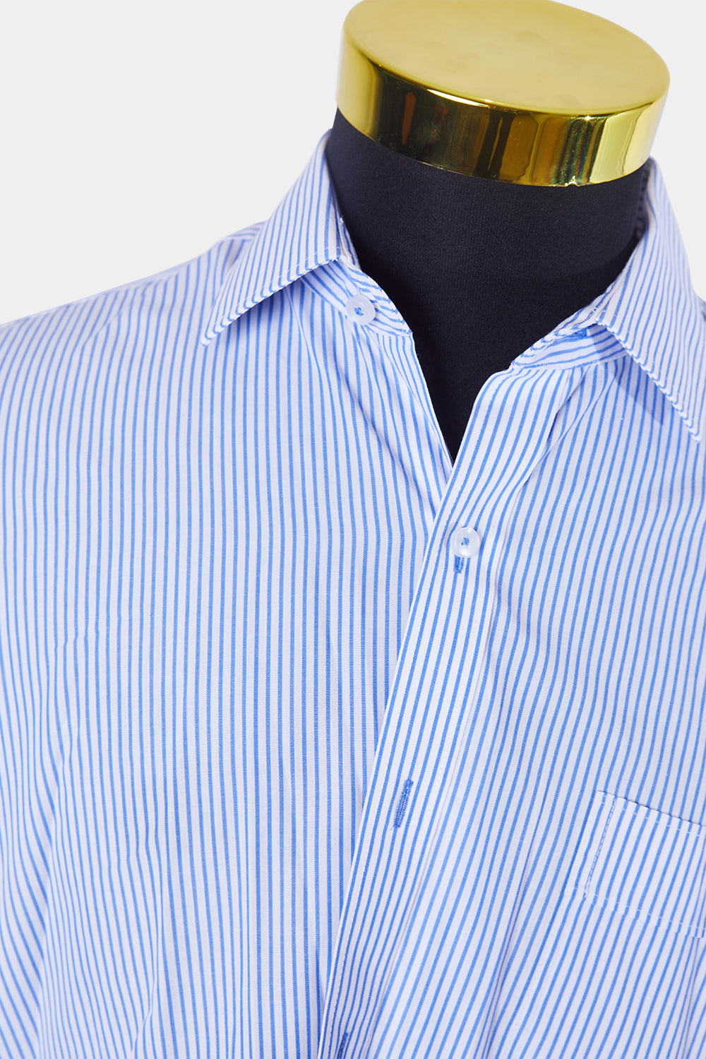 Van Heusen Blue Striped Relaxed Fit Button Down Shirt