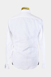Zara Man White Button Down Slim Fit Shirt