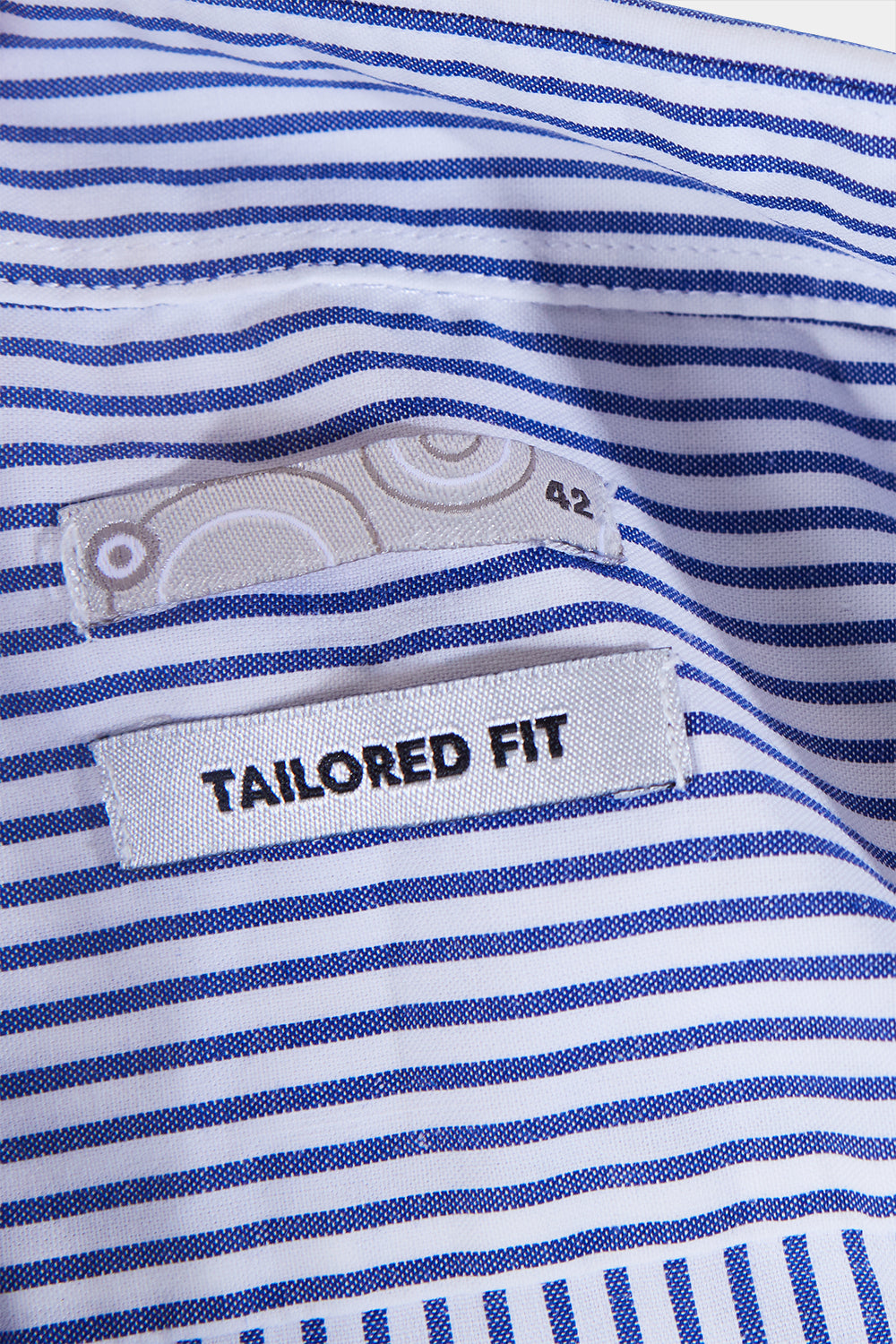 TARGET Blue and White Stripe Tailored Fit Button Down Shirt
