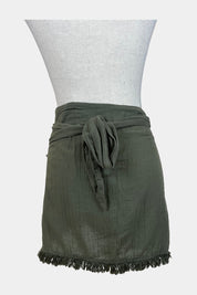RIPCURL Green Wrap Skirt