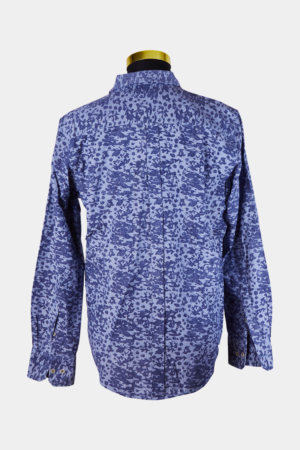 Ben Sherman Blue Print Button Down Shirt