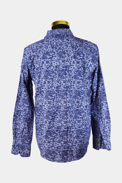 Ben Sherman Blue Print Button Down Shirt