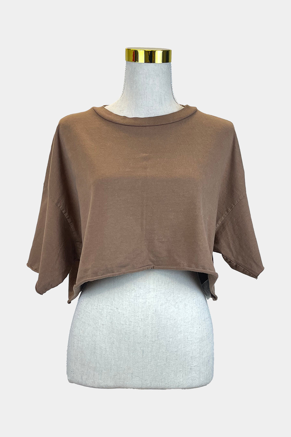 Cotton On Brown Crop T-shirt