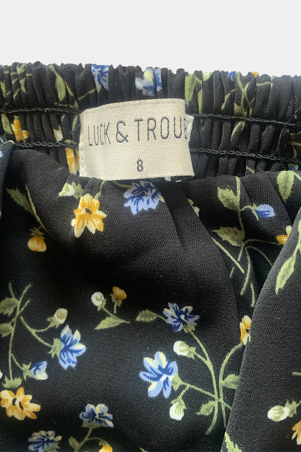 Luck & Trouble Black Bralette Top