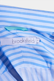 BROOKSFIELD Blue and Green Stripe Button Down Shirt