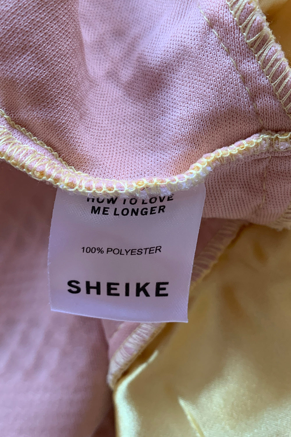 SHEIKE Yellow Dress