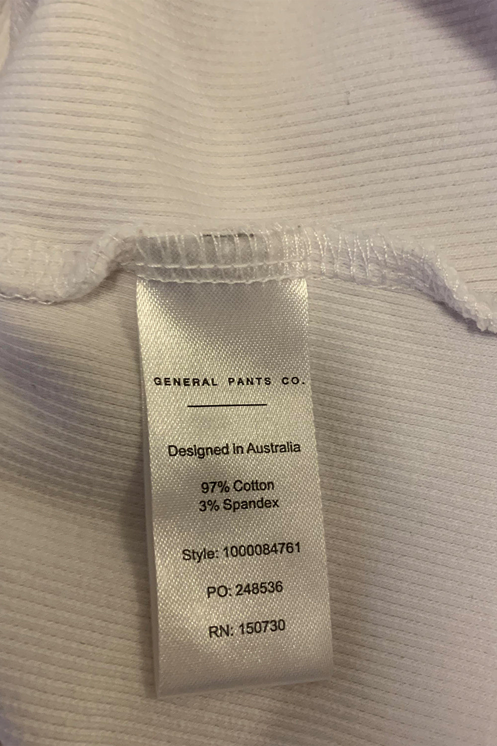 General Pants Co. White Dress