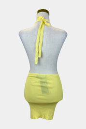 LIONESS Yellow Halter Top