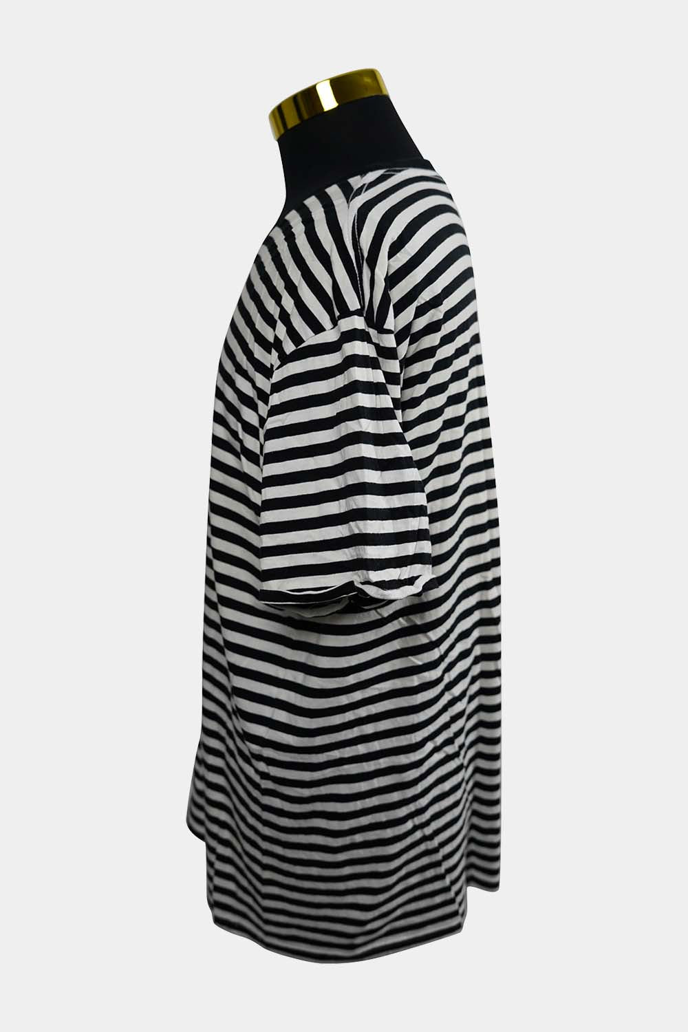 As Colour Black White  Striped T-shirt