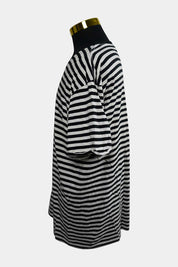 As Colour Black White  Striped T-shirt