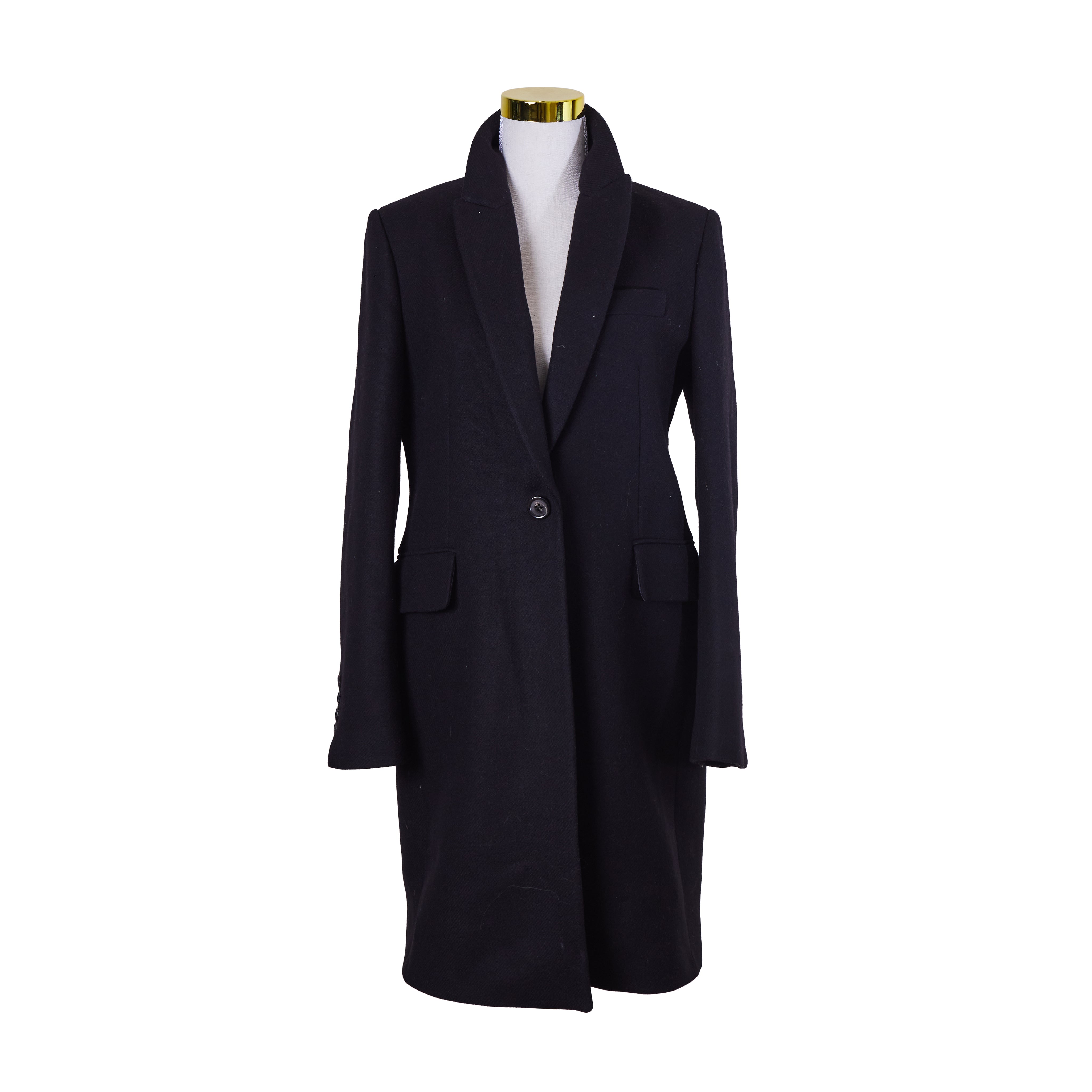 ZARA Black Long Winter Coat