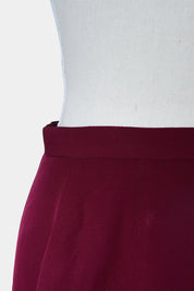 COVERS Burgundy Pencil Skirt