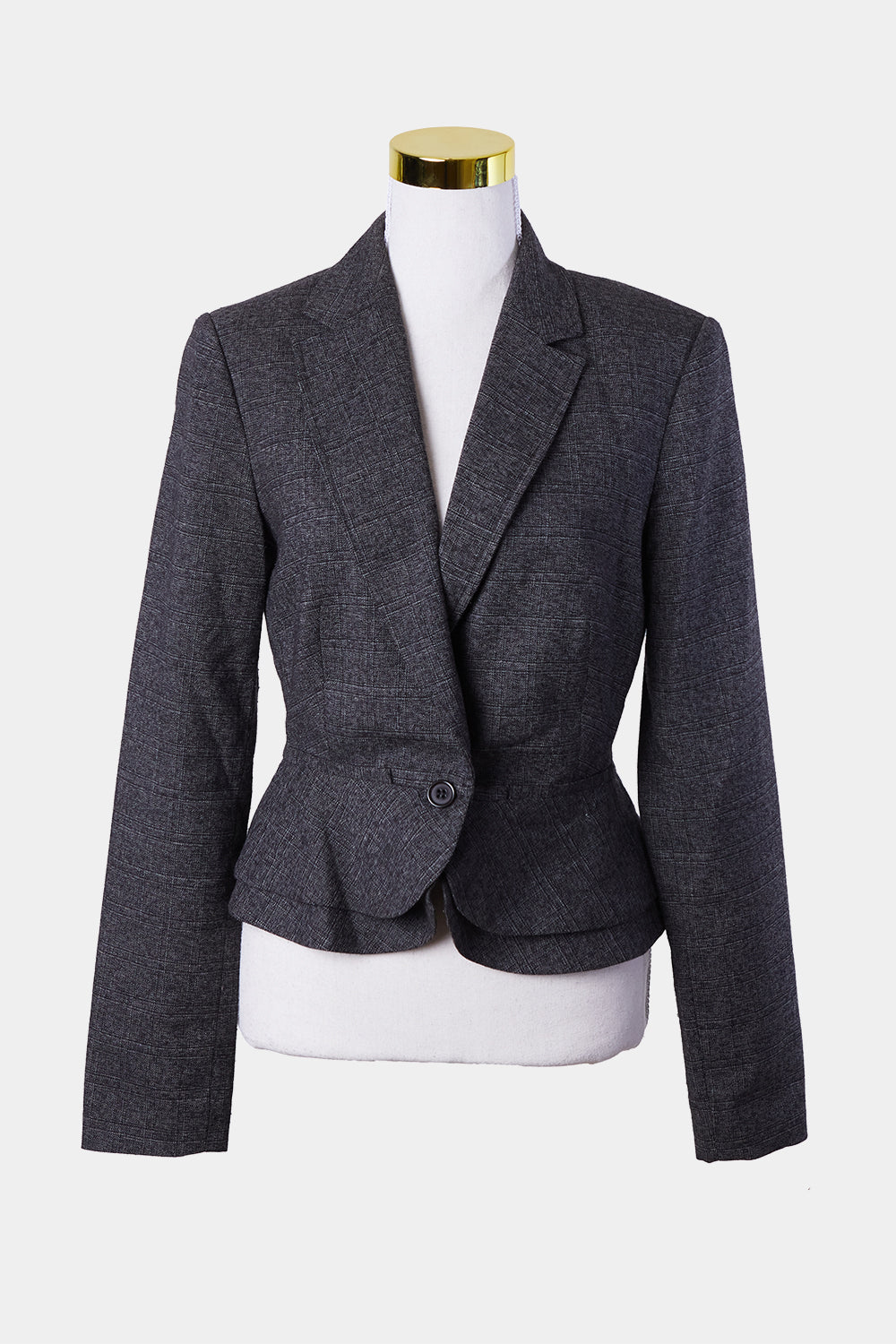 TOKITO Grey Peplum Blazer