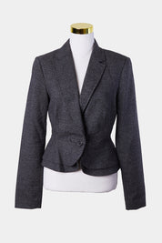 TOKITO Grey Peplum Blazer