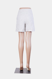 Assembly Label Beige Linen High Waisted Shorts