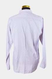 YD Beige Black Trim Detail Button Down Shirt