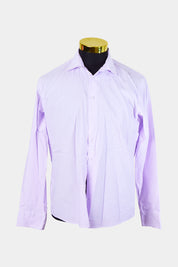Calvin Klein Purple and White Check Button Down Shirt