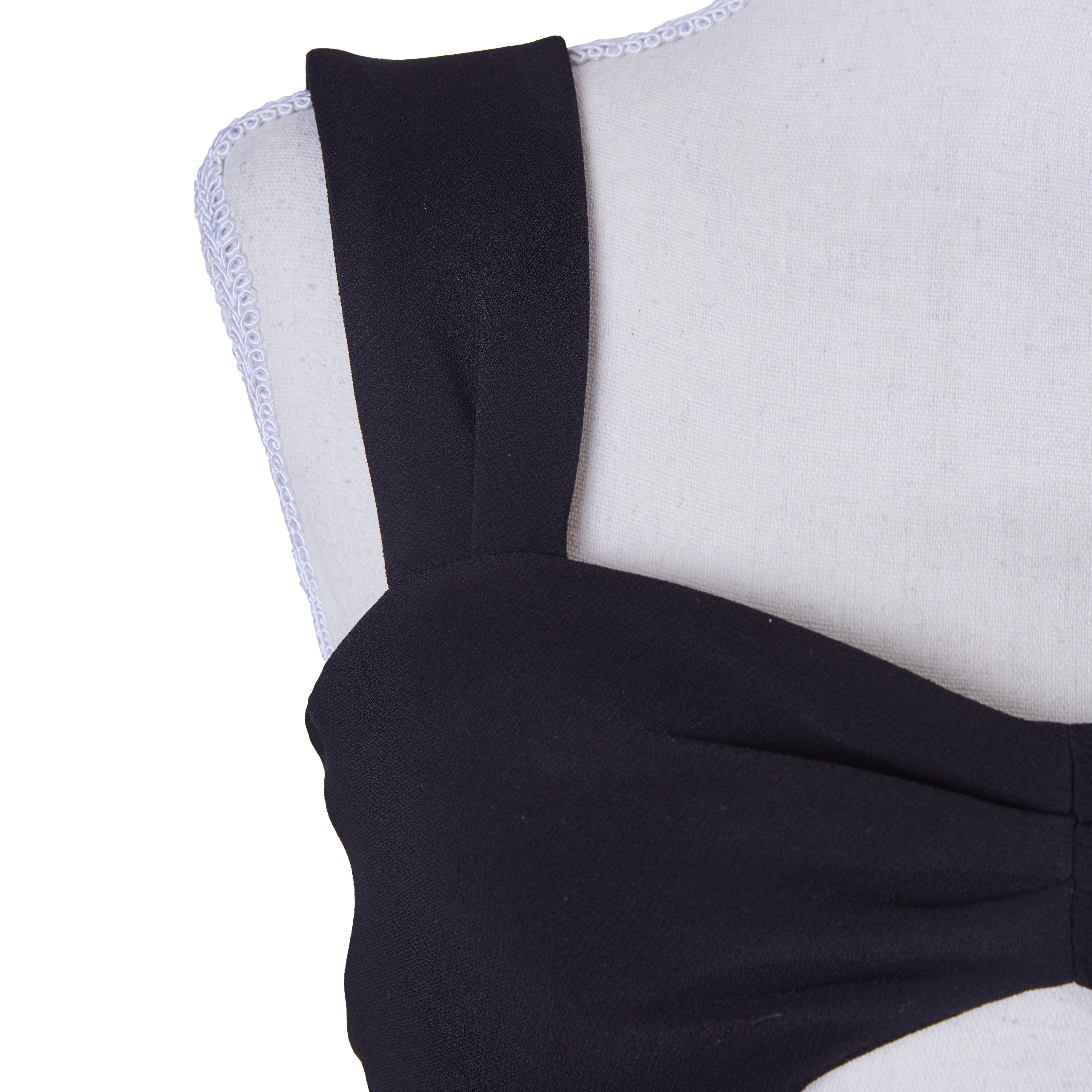 Bec + Bridge Black Cut Out Detail Crop Top