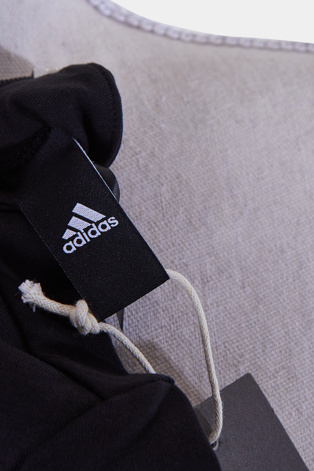 Adidas X Swarovski  Black Glitter Stripe Detail High Neck Long Sleeve Crop