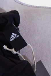 Adidas X Swarovski  Black Glitter Stripe Detail High Neck Long Sleeve Crop