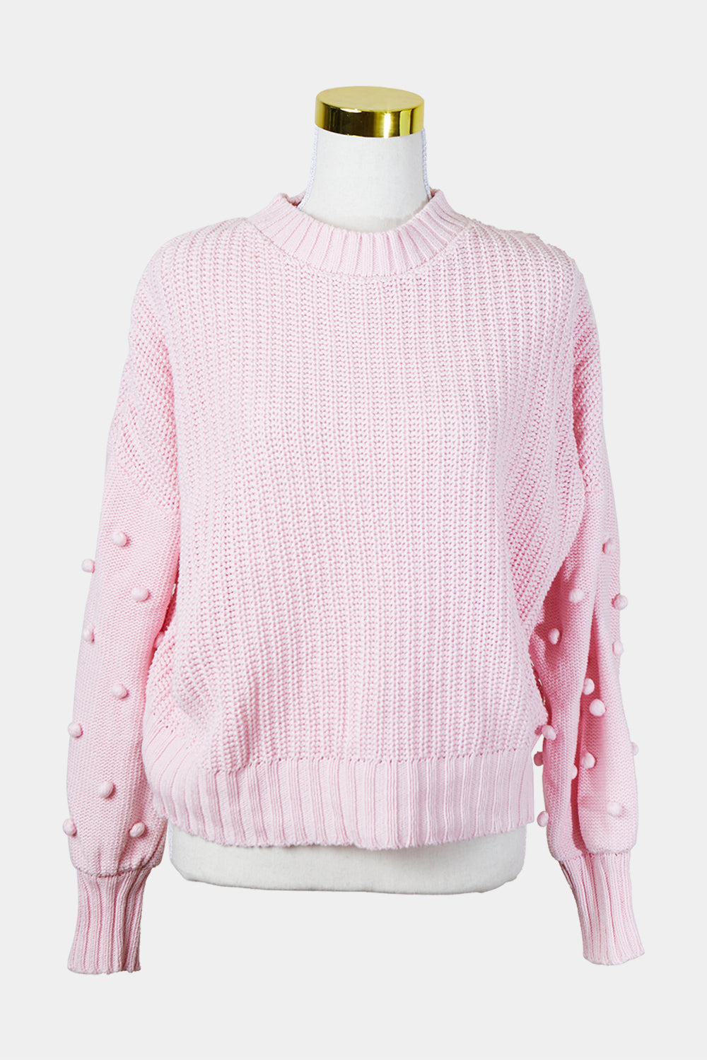 Atmos And Here Pink Knit Sweater