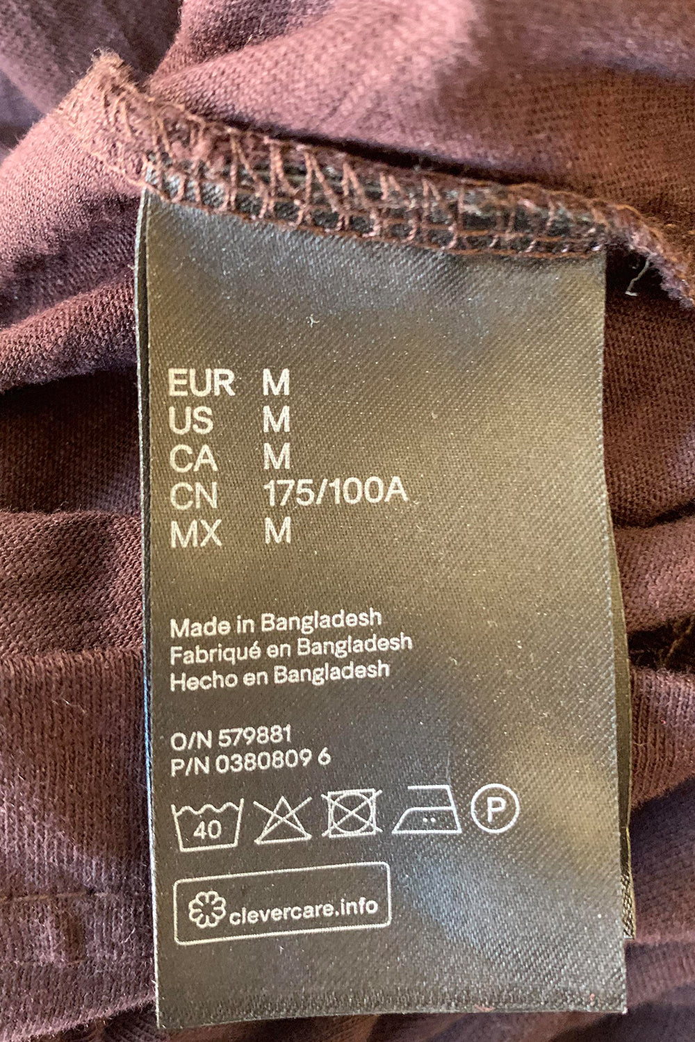 H&M Black Tshirt