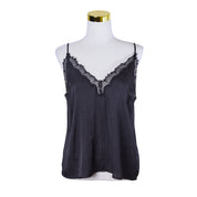 BARDOT Black Lace Trim Camisole