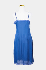 Assorted Brands Blue Lace Detail Slip Dress