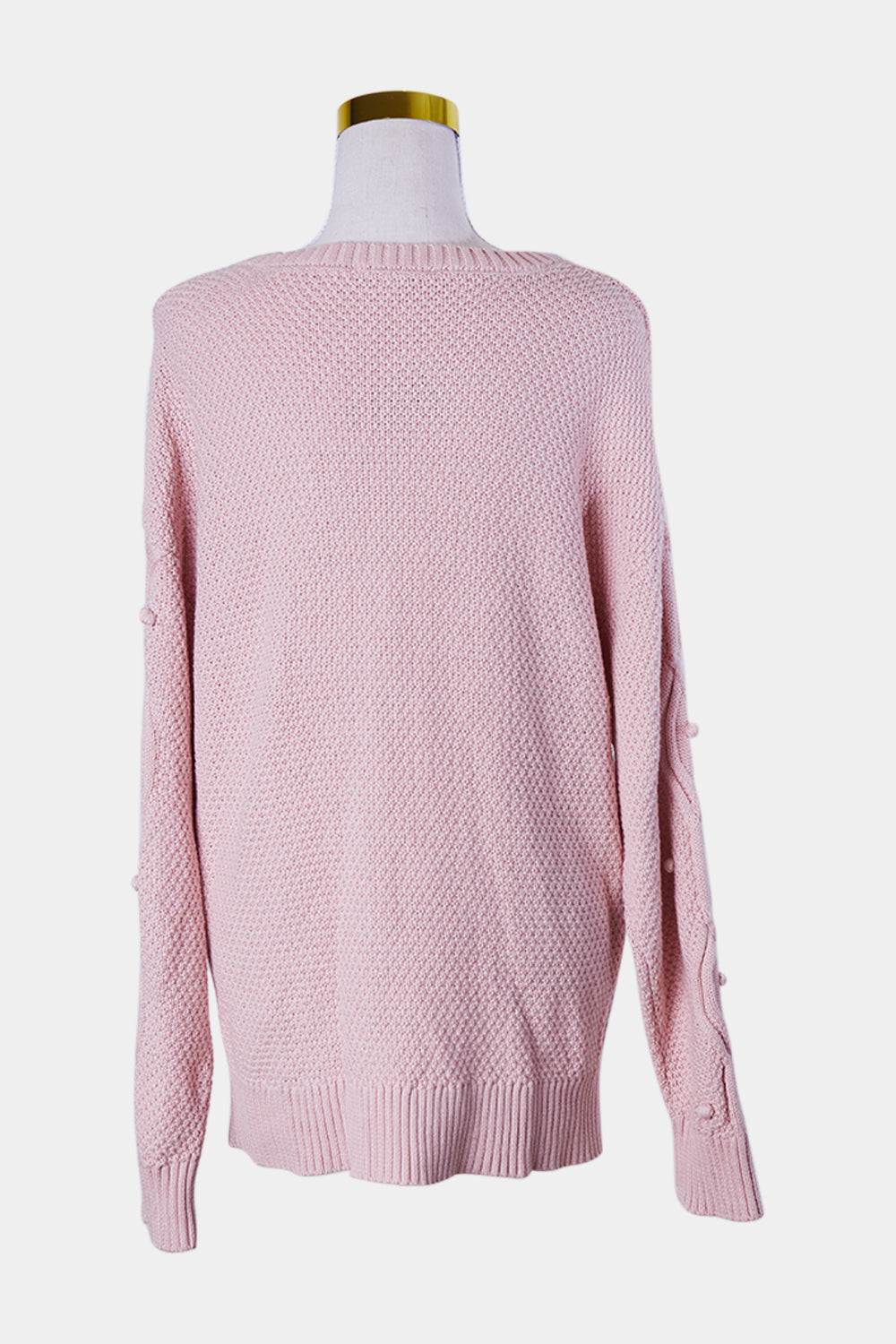 JUMP Pink Organic Knit Sweater