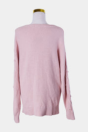 JUMP Pink Organic Knit Sweater