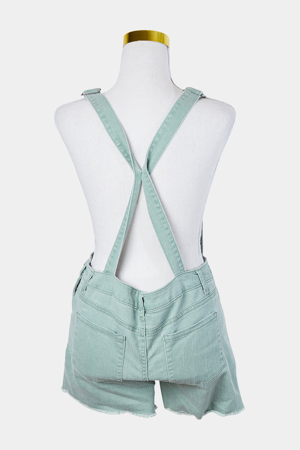 Cat And Jack Green Paint Splash Detail Denim Overalls