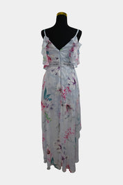 Lipsy London Baby Blue Floral Formal Dress