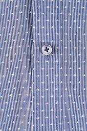 Van Heusen Blue and white Pattern Button Down Shirt
