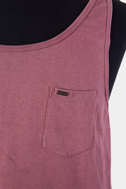 Rip Curl Maroon Loose Singlet with Pocket