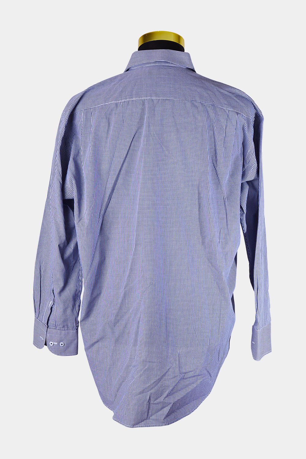 Van Heusen Navy Check Button Down Shirt