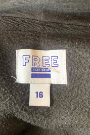 Free X Cotton On Black Hoodie