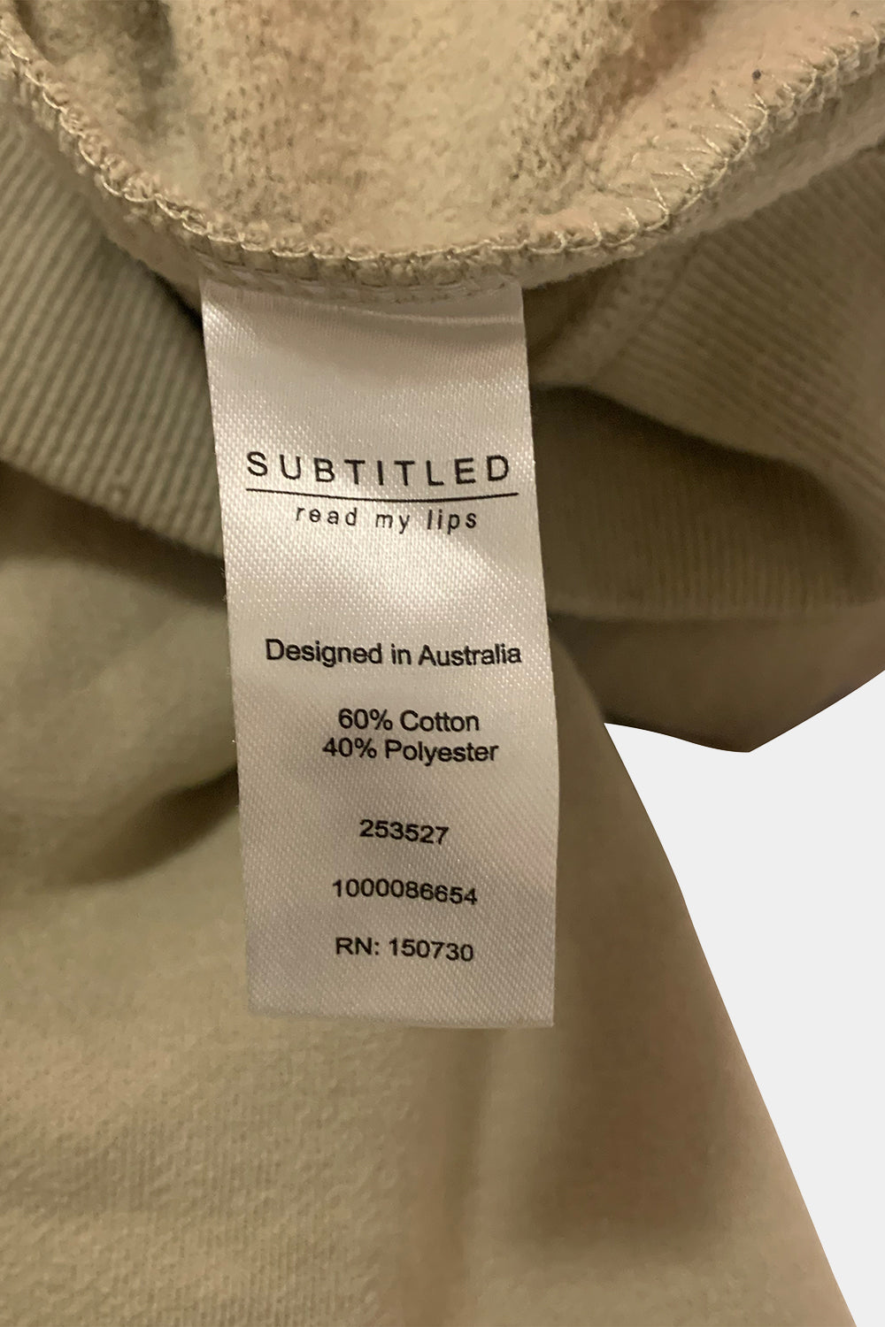 SUBTITLED Khaki Jumper