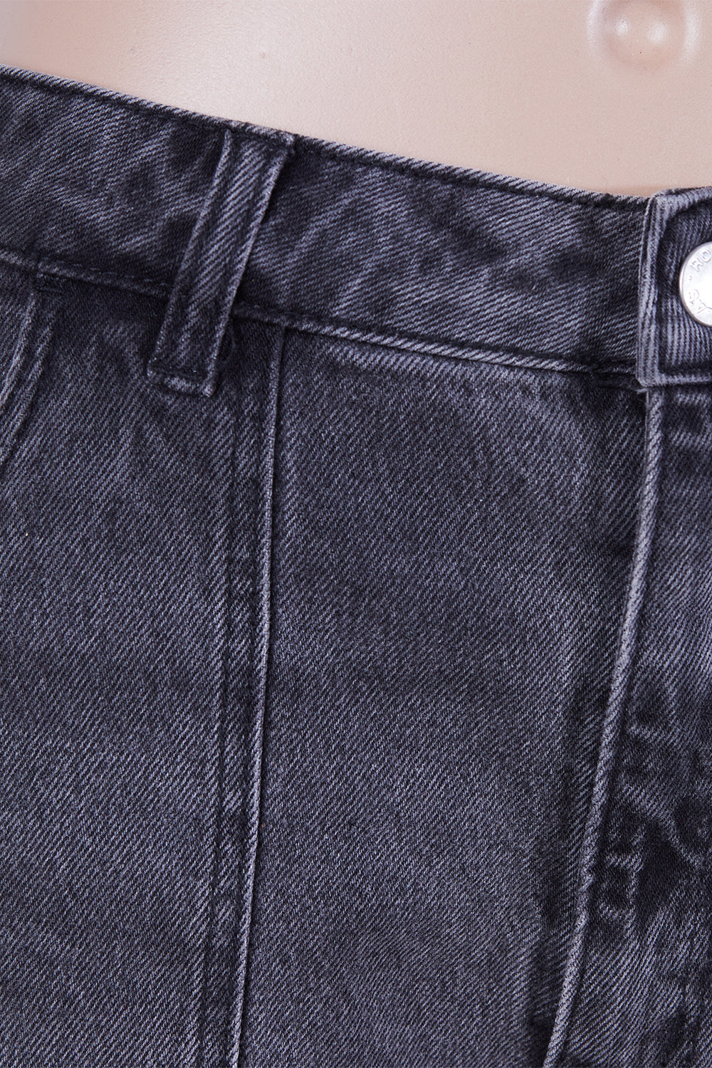 ROLLAS Black High Waisted Flared Jeans
