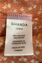 GHANDA Orange Dress