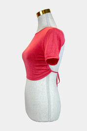 Perfect Stranger Pink Backless Top